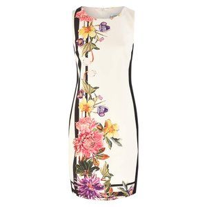 NEW!!! JOSEPH RIBKOFF FLORAL SLEEVELESS DRESS